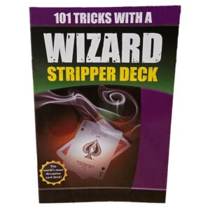 Playing card magic tricks instructional booklet for the Stripper Deck