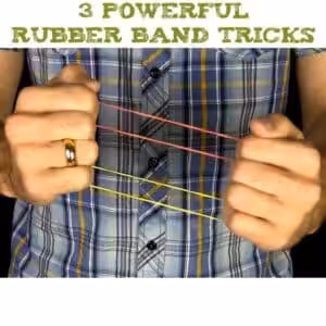 3 Powerful Easy to Learn Rubber Band Tricks - Instant Download*