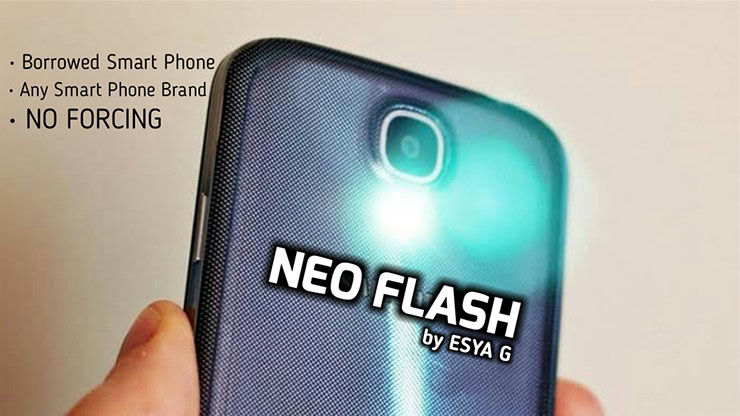 Neo Flash by Esya G smartphone magic trick demonstration.