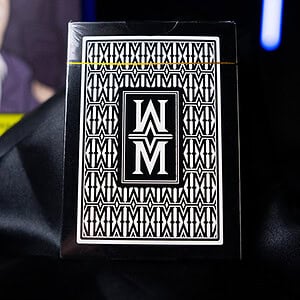 A colorful playing card deck with a bold
