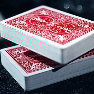 Red Bicycle Playing Card deck for magic tricks, part of Leviti Deck by PITATA.