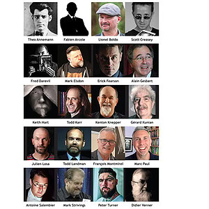 Collage of famous mentalists and magicians from The Mentalism Chronicles Vol. 1.
