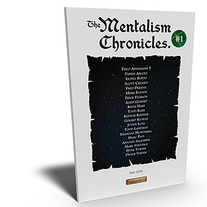 The Mentalism Chronicles Vol. 1 book cover for magic and mentalism tricks.