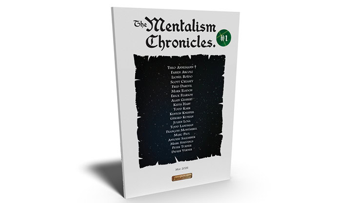 The Mentalism Chronicles Vol. 1 book cover for magic and mentalism tricks.