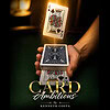 Close-up of a magic card trick with a king of spades and a deck in hand.