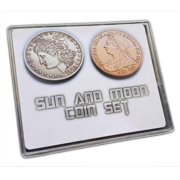 Sun and Moon Coin Set (Morgan Dollar / Queen Victoria) - Image 2