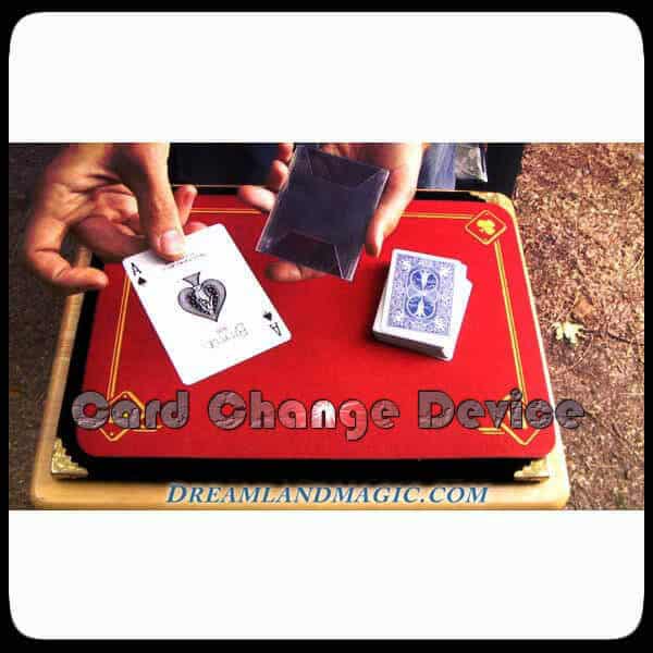 Wow Card Change Device. Magic sleeve to change cards