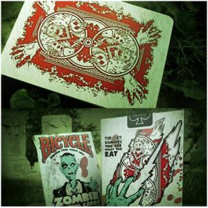Zombie Cards Closeup Back
