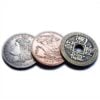 Copper Silver Brass Trick (Morgan Dollar, Queen Victoria, and Chinese Coin)