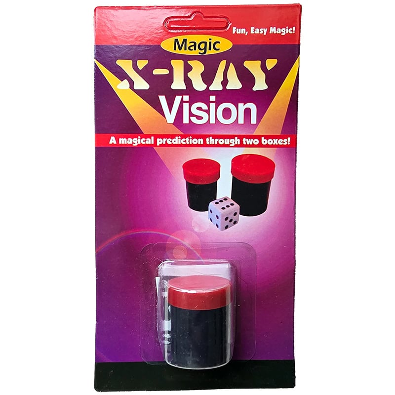 X-ray Vision magic trick box by Dreamlandmagic, fun and easy magic for kids and adults.