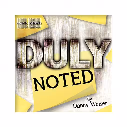 Duly Noted Blue (Gimmick and Online Instructions) by Danny Weiser