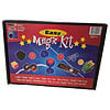 Children's magic kit with colorful tricks for ages 6+.