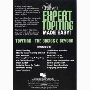 Expert Topiting Made Easy. Back of DVD