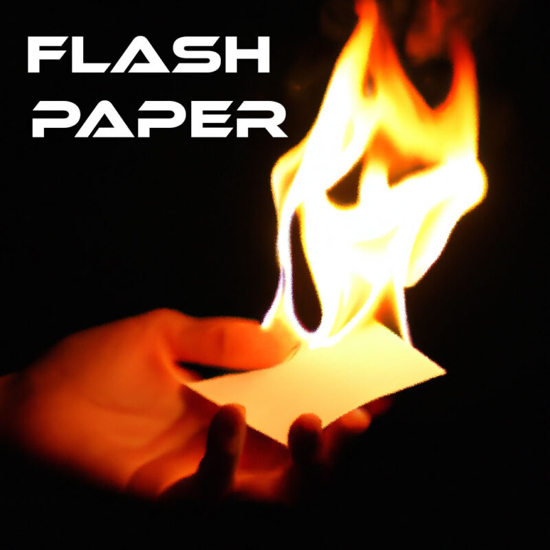 Magic Flash Paper and Flash Cotton for Sale