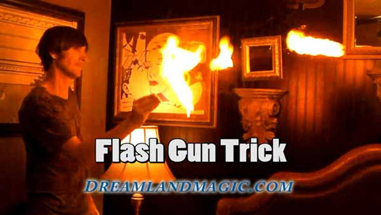 Flash Gun Trick - Double Shot Fire Demo Video