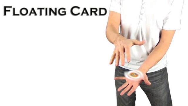 A card that floats in the air. The Hummer Card