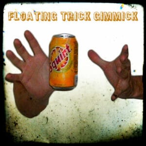 Floating Soda Can in Between Hands