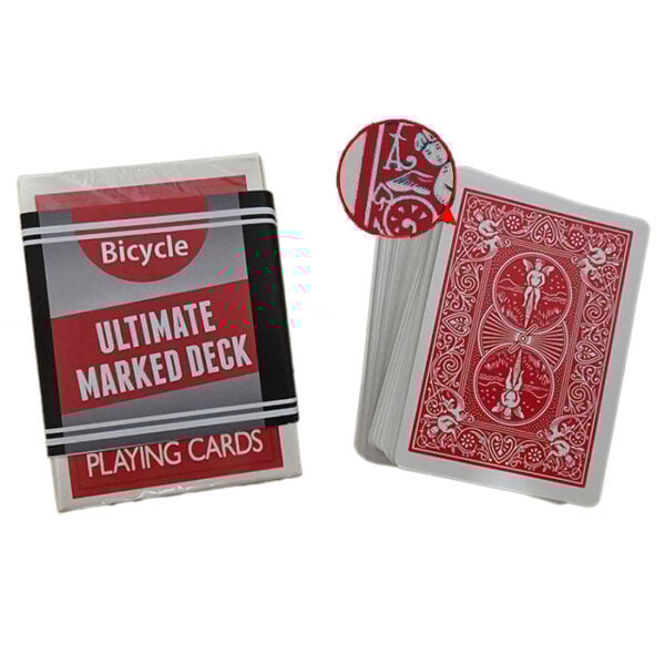 Ultimate Marked Deck Bicycle Red