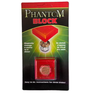 Magical coin transformation magic trick prop for illusions.