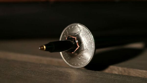 Puncture 2.0 Quarter Coin Trick