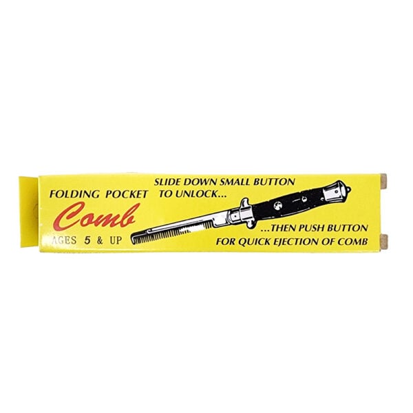 Switch Blade Comb Yellow Box