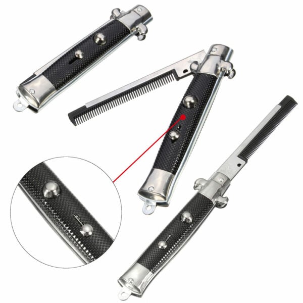 Switch Blade Comb Push Button